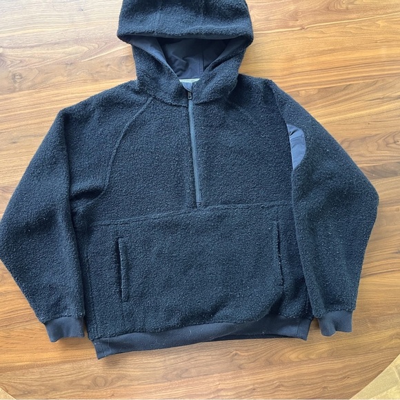 Outdoor Voices Black Fleece Hoodie - Picture 2 of 8